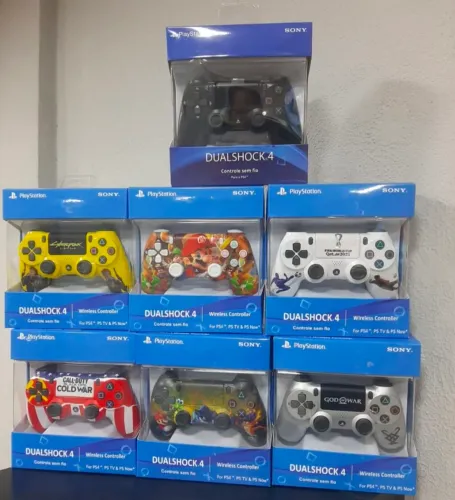 Controle Ps4 Bluetooth (preto 99, colorido 119), novo