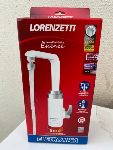 Torneira eletrônica Lorenzetti- Preta