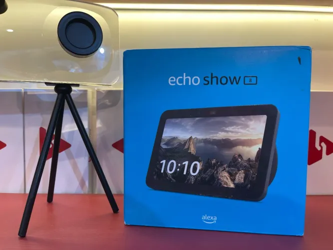 Echo show 8 3geracao Alexa Amazon preto