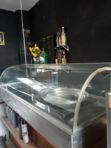Estufa de um metro e meio, fritadeira industrial água e óleo