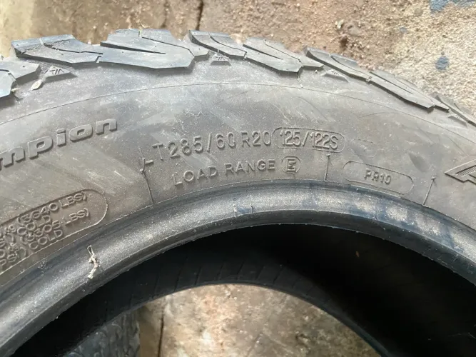 Pneus BF Goodrich 285/60R20