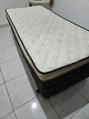 Cama Box Solteiro Americanflex Abrace - Ótimo Estado