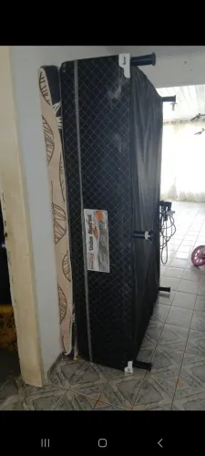 Cama box de casal com colchão
