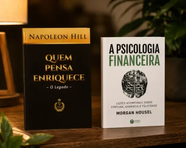 Combo Psicologia Financeira + Quem Pensa Enriquece