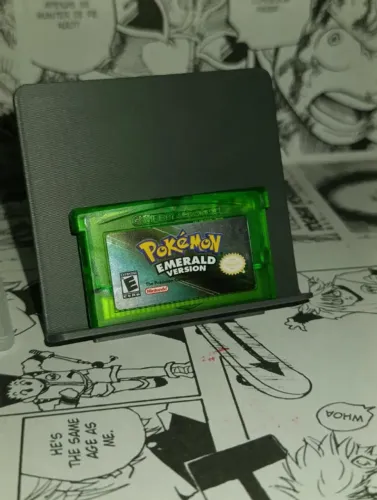 Jogo Pokemon Emerald Gba Versao Repro Novo Cartucho Fisico