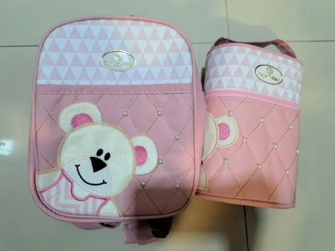 Mochila pequena+Porta mamadeira