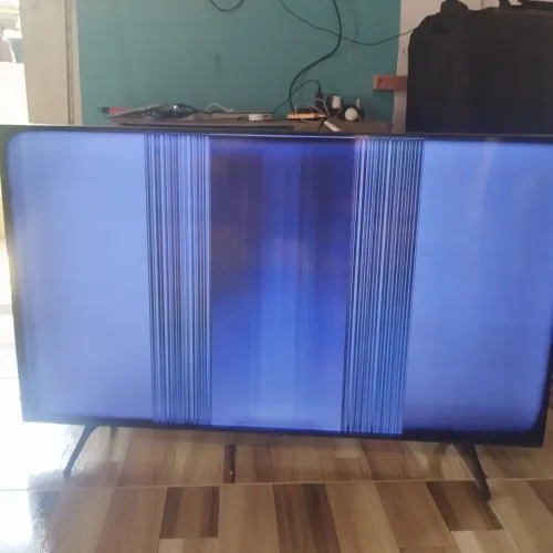 Smartv Samsung 55 polegadas com controle remoto e pés