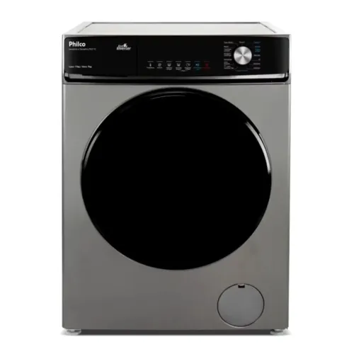 Lava e Seca Philco 16 Programas Eco Inverter 11kg Titânio PLS11C