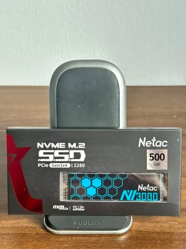 SSD NVME 500GB LACRADO ! NOVO ! M2 2280 pcie3.0x4, NETAC