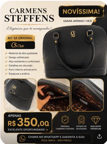 Bolsa Carmens Steffens novíssima
