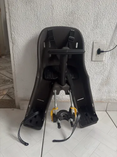 Cadeirinha Infantil para Bicicleta Completa com Cinto e Apoio