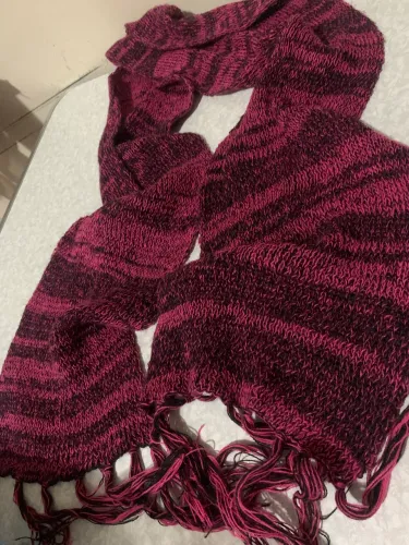 CACHECOL ROSA COM LISTRAS 