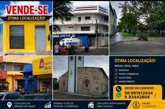 Vendo ponto comercial no centro de Rosário-Ma