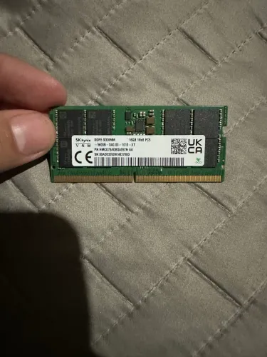 Memória ddr5 16GB 560mhz Sk hynix notebook