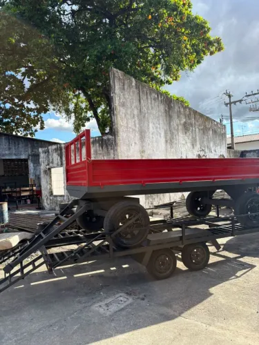 Reboque de Carga / Carroção Reforçado/ Carreta pra Trator - Pronta Entrega