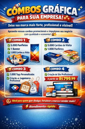 Combo gráfica: panfletos, banner, cartao de visita,logomarca