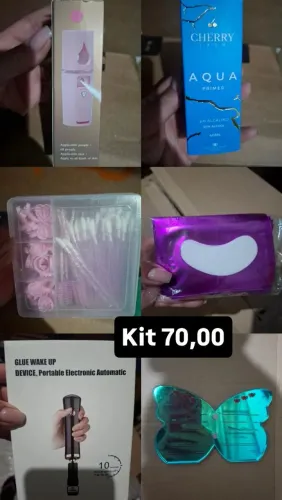 Kit extensão de cílios