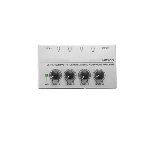 Amplificador para Fone de Ouvido Retorno de Palco 4 Canais