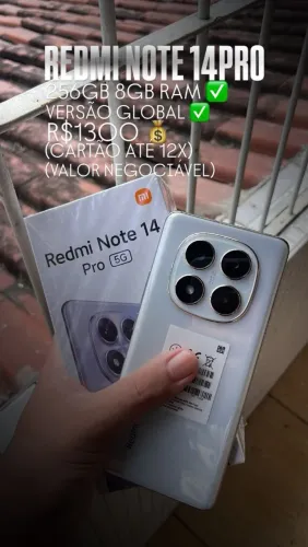 REDMI NOTE 14 PRO 5G VERSÃO GLOBAL
