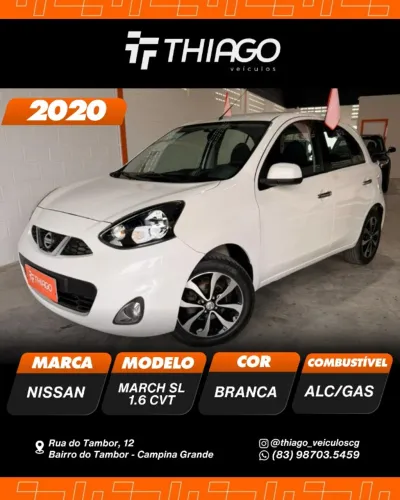 Nissan March SL 1.6 16V Flexstart 5P Aut. 2017