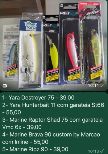 Iscas artificiais nacionais