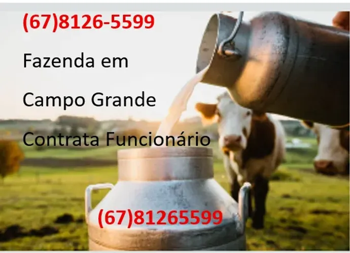 Fazenda Contrata Trabalhador Rural Serviços Gerais de Fazenda
