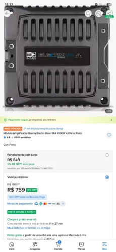 Vendo Módulo electra 3k4 novo sem uso e na garantia