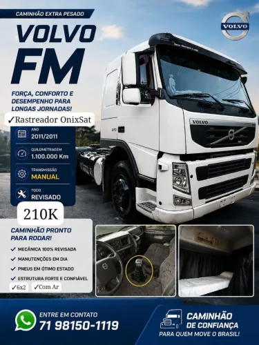 Volvo FM 370 2011 6x2 ABAIXO