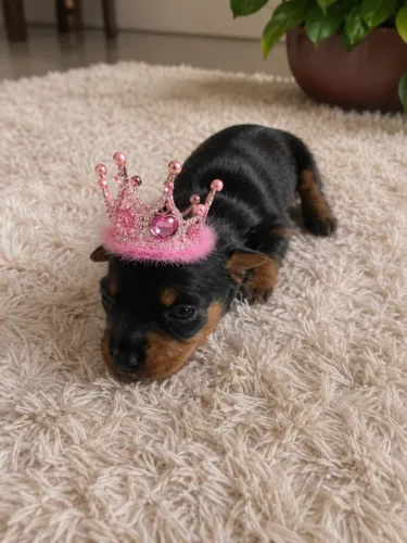 Pinscher miniatura fêmea @elisandrapet 