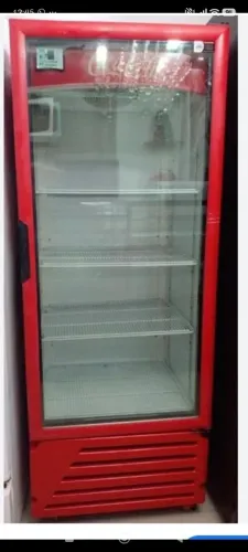 Geladeira porta de vidro 