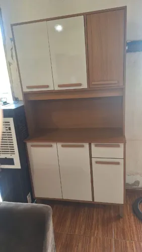 Armário novo de cozinha 6 portas 1 gaveta