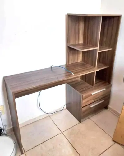 Mesa de Escritório com Livreiro 2 Gavetas (NOVO) Entrega Grátis! 