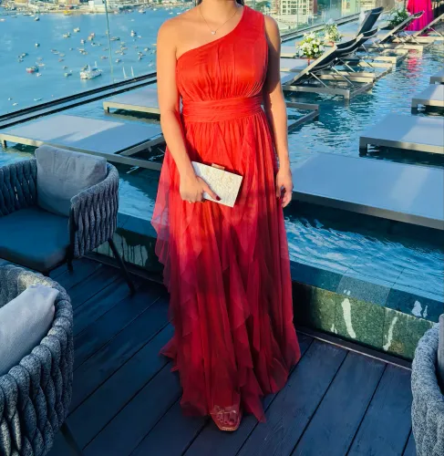 Vestido de Festa Laranja M