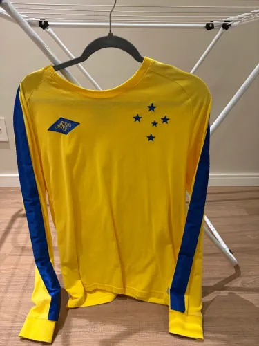 Camisa de Goleiro do Cruzeiro Umbro 1966 Retrô - Masculina