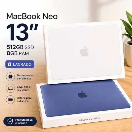 MacBook neo | 512 SSD 8gb de ram (1 ano de garantia Apple)
