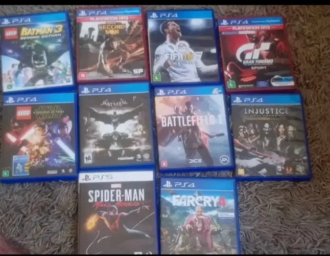 Lote jogos ps4
