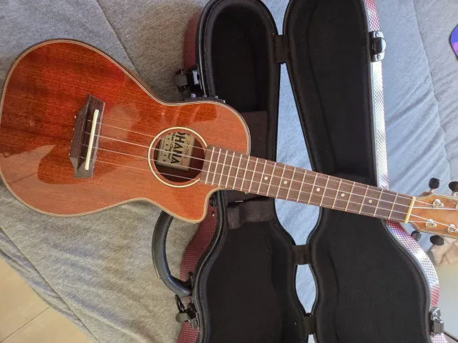 UKULELE OHANA CK-35GCE CONCERT + CASE RÍGIDA