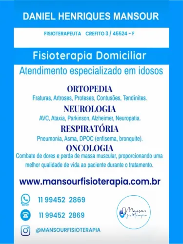 Fisioterapia Domiciliar para Idosos