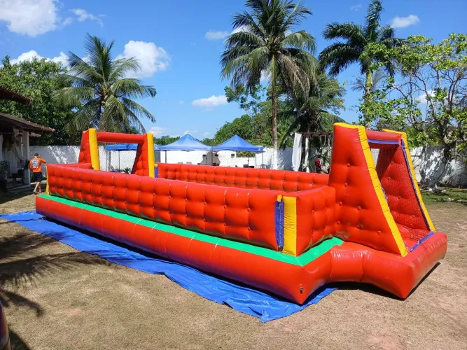 Aluguel de futebol de sabao