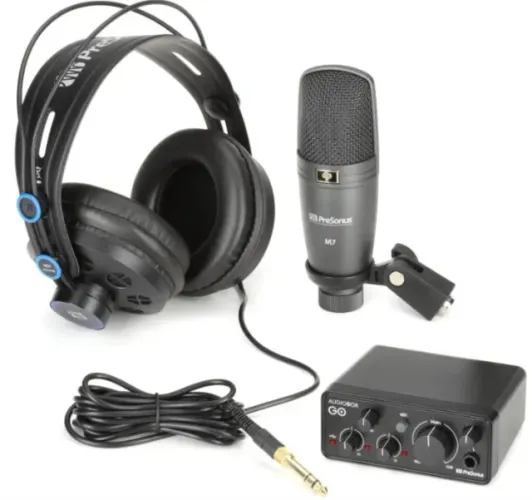 Interface Com Kit De Estúdio Presonus Audiobox Go Creator