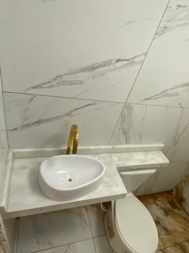 Pia para banheiro/marmore