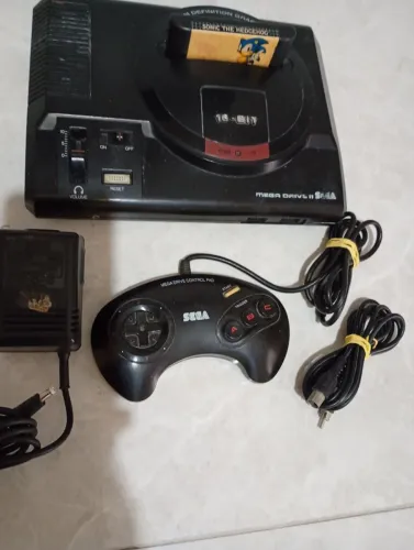 Mega drive 16 Bit Tec Toy + cartucho Jogo Sonic