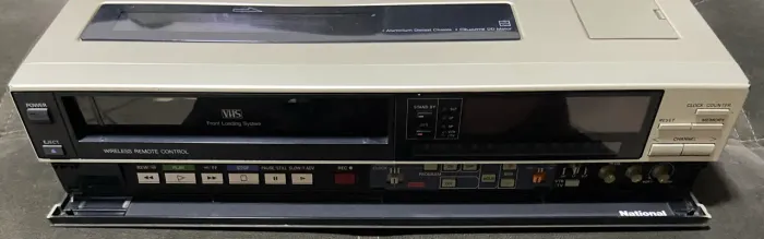 Raríssimo aparelho de vídeo cassete vcr k7 National leia a descrição
