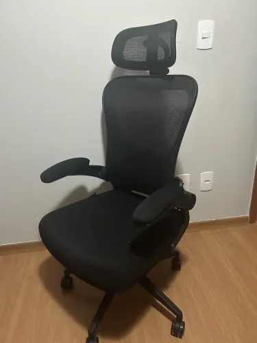 Cadeira Dt3 Office Vita Headrest Black 14228-7 Cor Preto Material Do Estofamento Espuma
