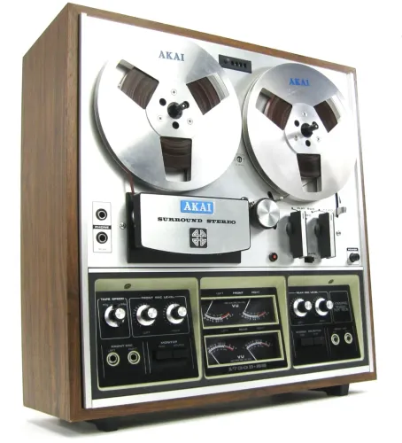 Gravador tape de rolo akai quadraphonic 