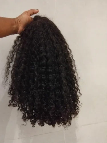 Lace de cabelo humano repartição livre