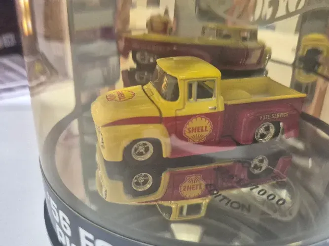 Hot Wheels -56 Ford Pickup Shell Amarelo