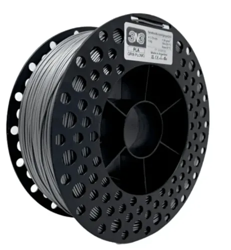 Filamento PLA - Cinza Claro - 3N3 - 1.75mm - 1kg