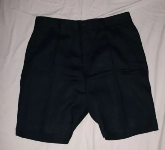 Bermuda ZARA Trancoso 100% Linho Alfaiataria Azul Marinho Regular Fit Masculina