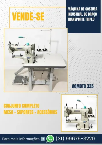Máquina de costura 335 seminova